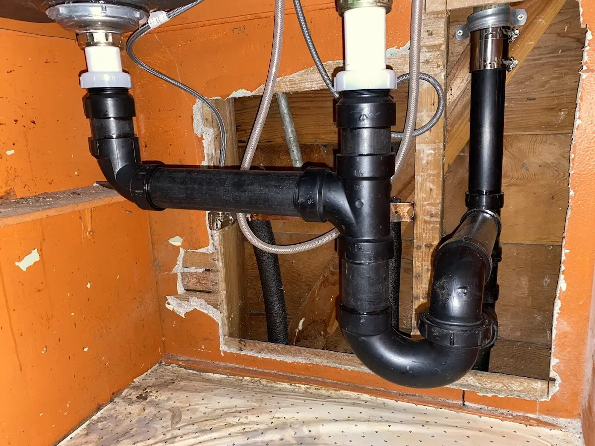Professional Shower Installation equipment and tools on the job in Kaukauna